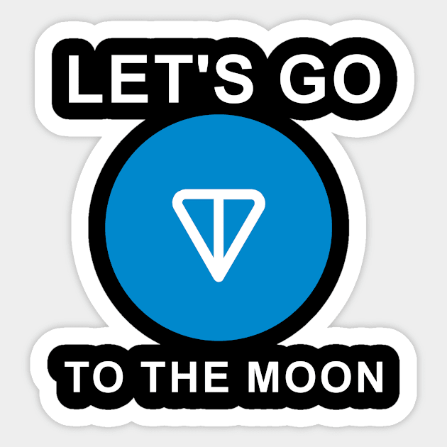 Ton coin Let's Go To The Moon Sticker by TEEFOREVER0112